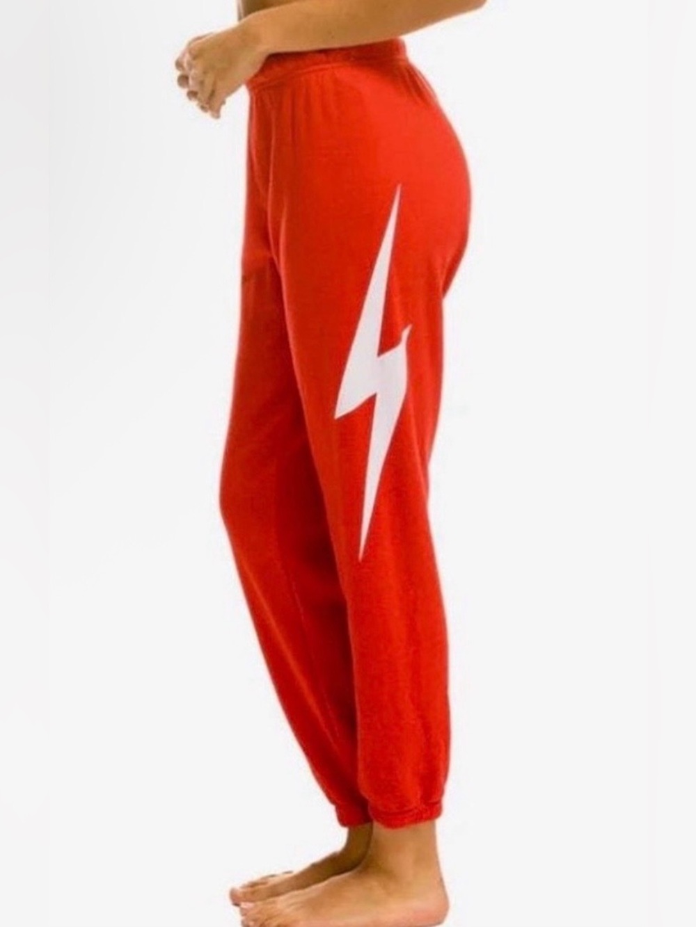 Aviator Nation Medium Red Thunder Sweatpants Joggers. 💕⚡️